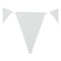 White Scalloped Edge Bunting 5m image number 3