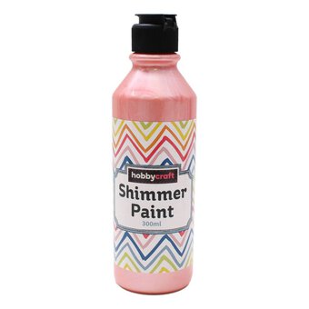 Metallic Coral Ready Mixed Shimmer Paint 300ml