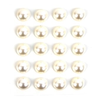 Chunky Adhesive Pearls 20 Pack