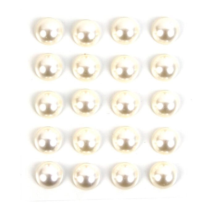 Chunky Adhesive Pearls 20 Pack image number 1