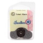 Hemline Brown Basic Jacket Button 10 Pack image number 2
