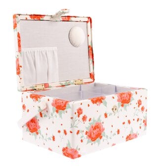 Vintage Floral Sewing Box