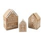 Kraft Gingerbread Houses 3 Pack  image number 2
