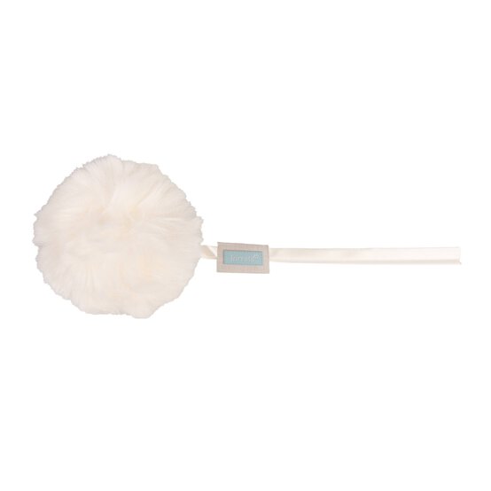 Cream Faux Fur Pom Pom 11cm image number 4