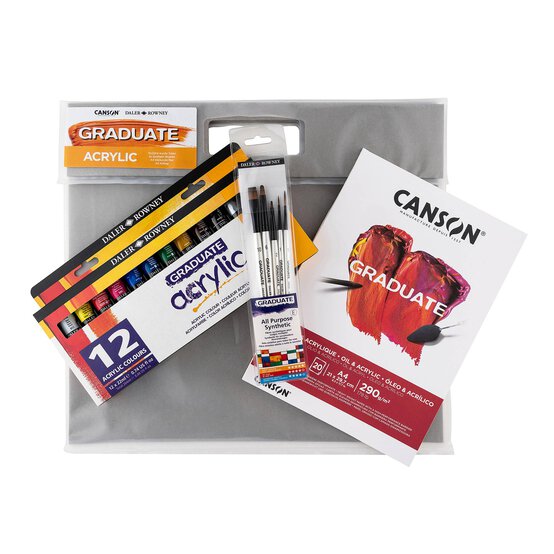 Daler-Rowney Graduate Acrylic Set A3 image number 2