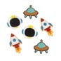 Space Silicone Accessory Charms 6 Pack image number 1