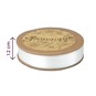 Ivory Double-Faced Satin Ribbon 12mm x 5m image number 4