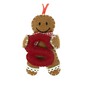 Hanging Gingerbread Felt Letter S Decoration image number 3