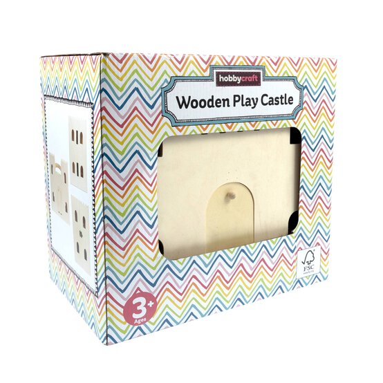 Wooden Play Castle 30cm x 19.5cm image number 9