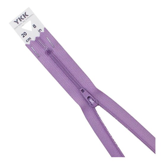 YKK Fuchsia Dress and Skirt Zip 20cm image number 1