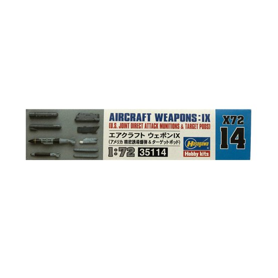 Hasegawa US Aircraft Weapons Set IX 1:72 image number 3