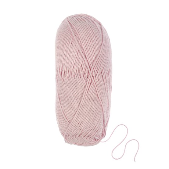 James C Brett Pale Pink It’s Pure Cotton Yarn 100g  image number 3