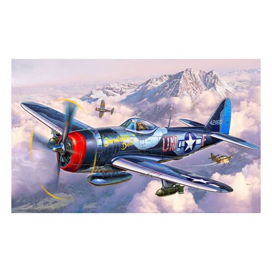 Revell P47 M Thunderbolt Model Plane Kit 1:72 image number 2