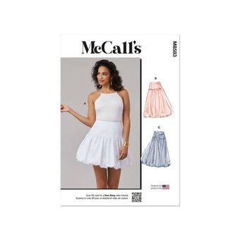 McCall's Women's Skirts Sewing Pattern M8583 (H5 6-14)