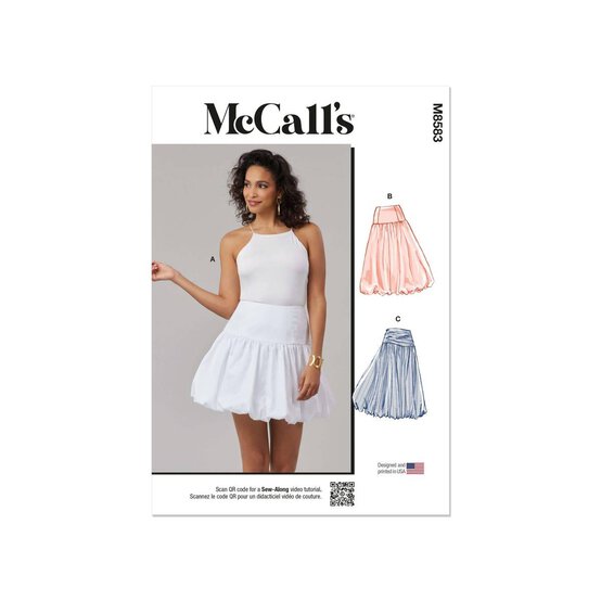 McCall's Women's Skirts Sewing Pattern M8583 (H5 6-14) image number 1