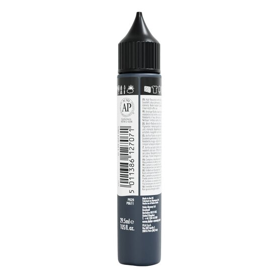 Daler-Rowney System3 Payne's Grey Fluid Acrylic 29.5ml (065) image number 2