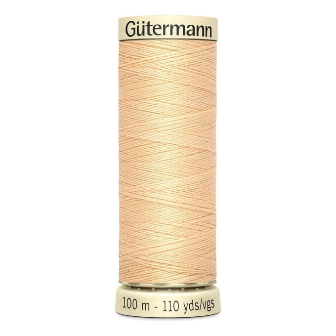 Gutermann Beige Sew All Thread 100m (6) image number 1