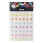 Mixed Pastel Adhesive Gems 10mm 42 Pack image number 2