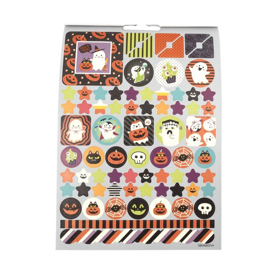 Halloween Sparkle Stickers 250 Pack image number 3