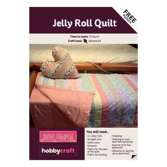 FREE PATTERN Sew a Jelly Roll Quilt Pattern