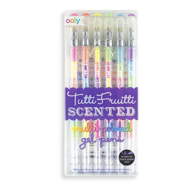 Tutti Frutti Scented Gel Pens 6 Pack image number 1