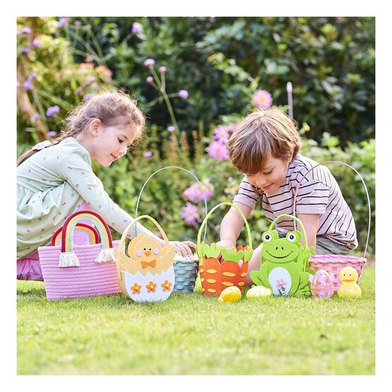 Rainbow Rope Basket  image number 4