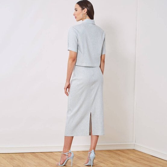 New Look Women&rsquo;s Top and Skirt Sewing Pattern N6697 image number 7