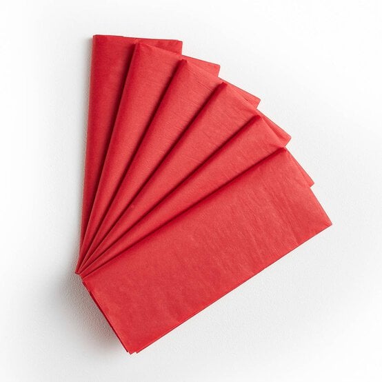Red Tissue Paper 6 Sheets image number 3