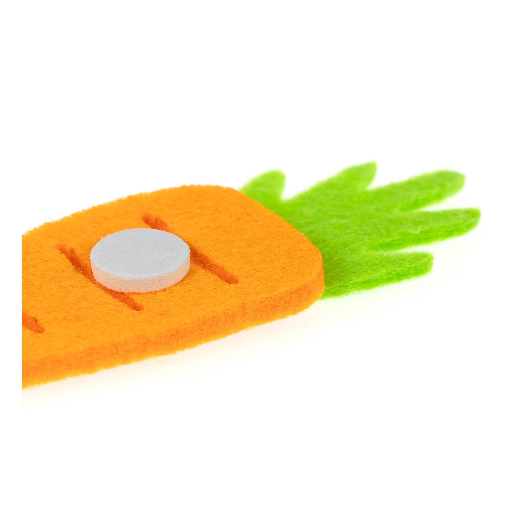 Orange Felt Carrots 16 Pack Hobbycraft