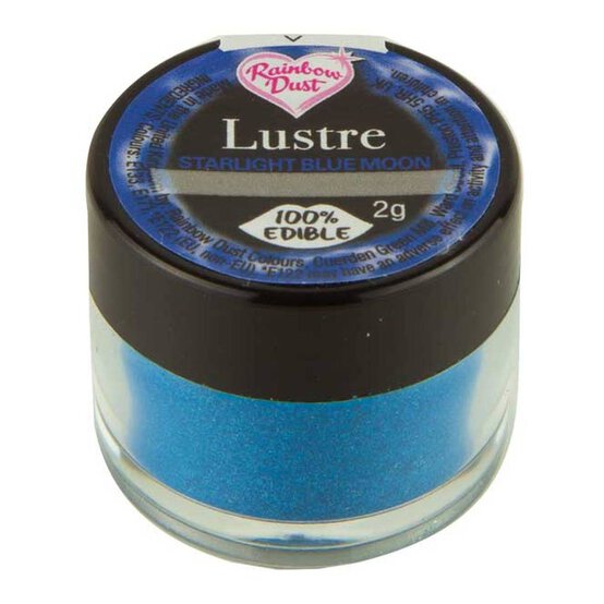 Rainbow Dust Blue Moon Edible Silk Lustre Powder 3g image number 1