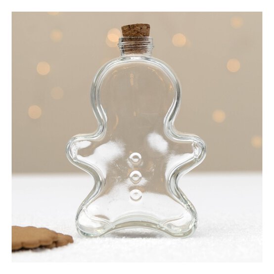 Glass Gingerbread Jar with Cork image number 1