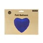 Large Blue Foil Heart Balloon image number 3