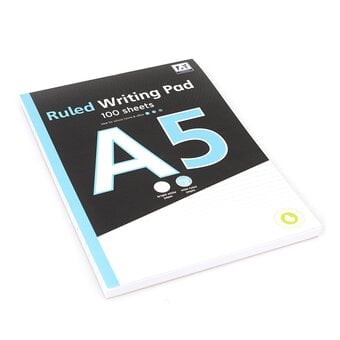 Ruled Writing Pad A5 100 Sheets  image number 4
