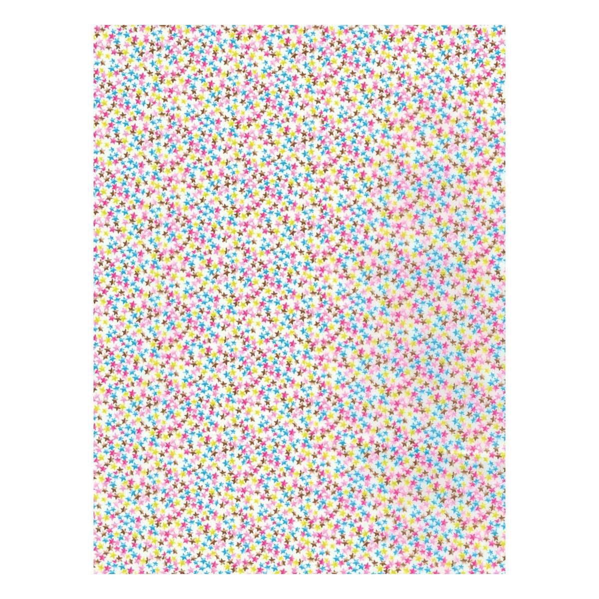 Decopatch MultiColoured Mini Stars Paper 3 Sheets Hobbycraft