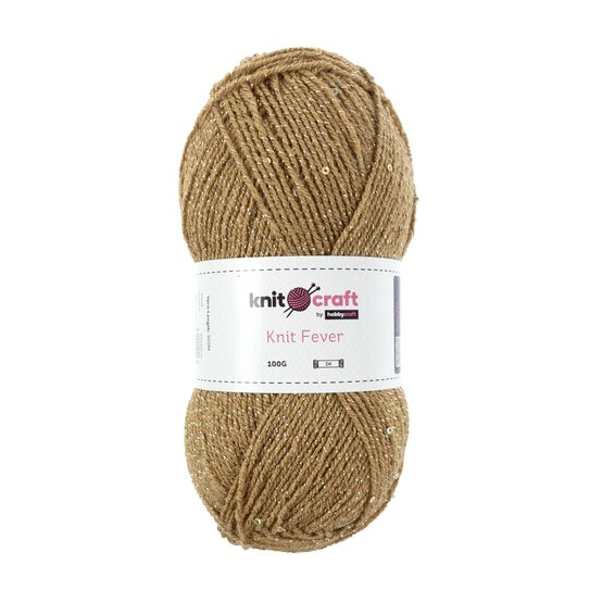Knitcraft Gold Knit Fever Yarn 100g image number 1