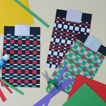 How to Make Paper Woven Tartan