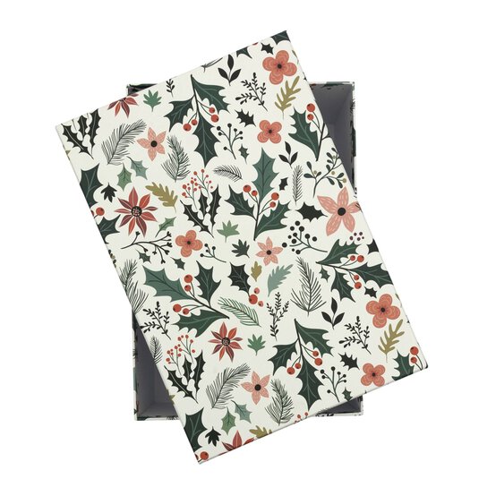 Poinsettia Gift Box 28cm x 20cm x 10cm image number 2