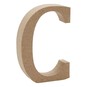 MDF Wooden Letter C 8cm image number 1