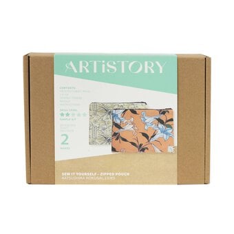 Artistory Make Your Own Hokusai Zip Pouch 2 Pack image number 4