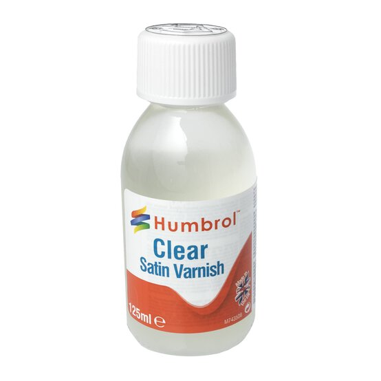Humbrol Satin Clear Varnish 125ml  image number 1