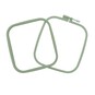 Plastic Rectangle Embroidery Hoop 20.5cm x 18cm image number 3