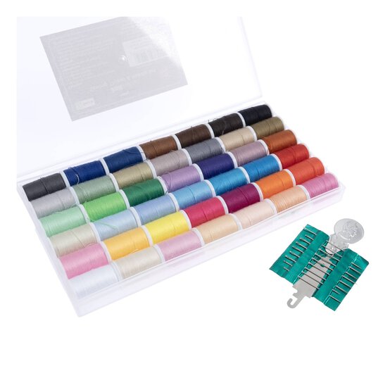 Sewing Thread and Needle Set 50m 42 Pack  image number 1