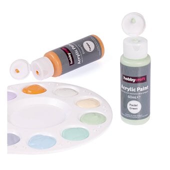 Pastel Acrylic Craft Paint 60ml 10 Pack image number 3