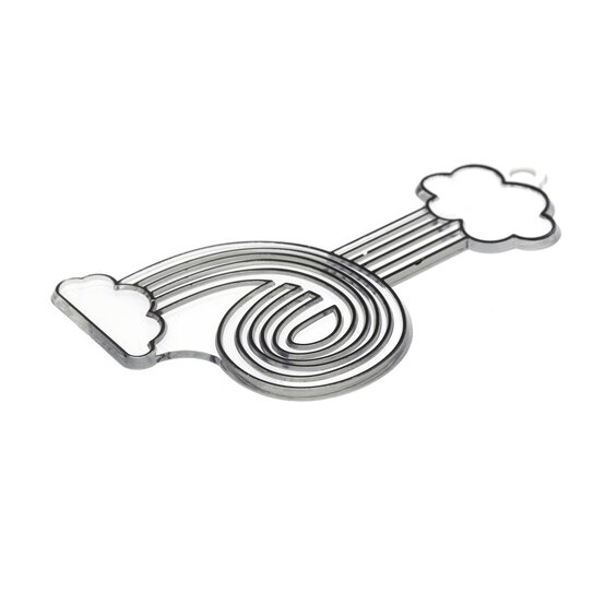 Rainbow Clouds Plastic Suncatcher image number 3