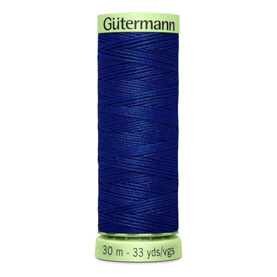 Gutermann Blue Top Stitch Thread 30m (232) image number 1