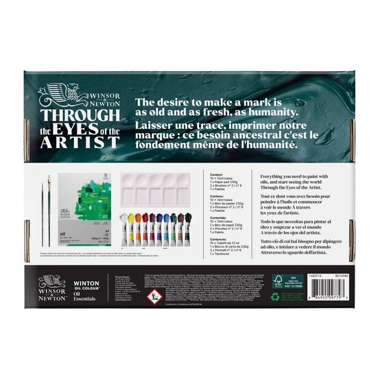 Winsor & Newton Winton Oil Essentials Set 14 Pieces  image number 5