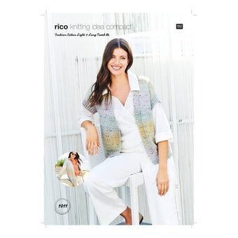 Rico Cotton Light & Long Tweed Cardigans Digital Pattern 1011
