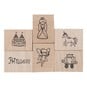 Fairy Tale Wooden Stamp Set 6 Pieces image number 2
