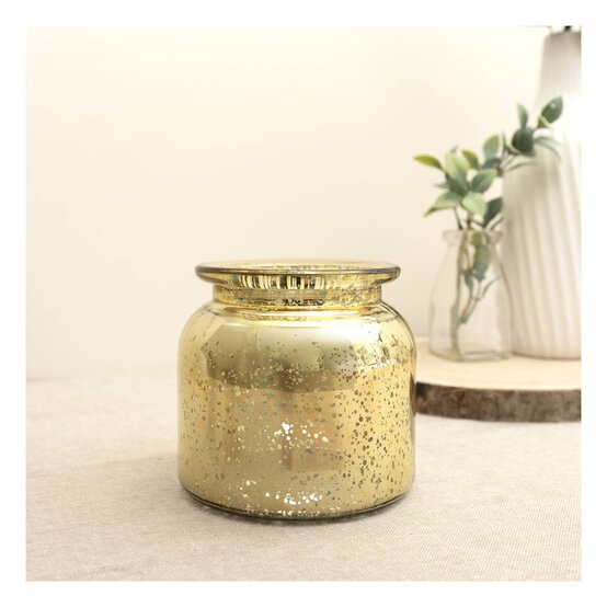 Gold Round Mercury Jar 11cm image number 2