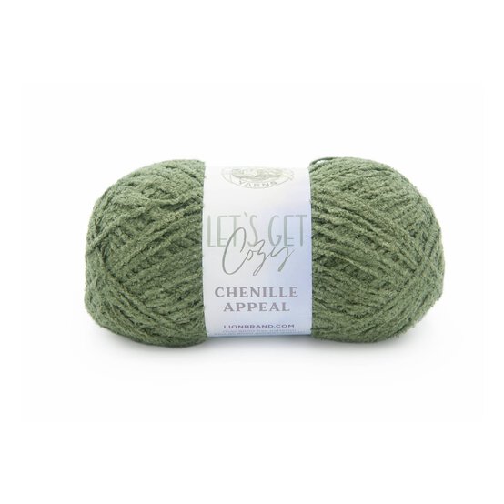 Lion Brand Loden Green Chenille Appeal 100g image number 1